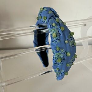 Brianna Cannon Blue Beaded Headband